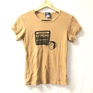ThinkGeek medium light brown tee shirt